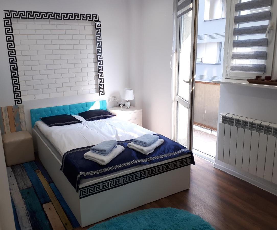 Apartamenty Centrum Mala Dwojeczka Blekitna Panoramiczna Balkonem Promenada Kielce Exteriör bild